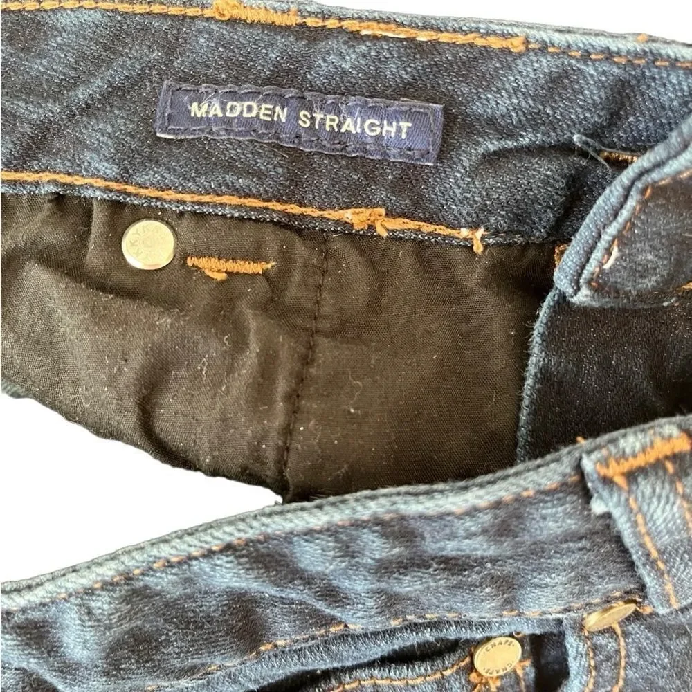 CHAPS Madden Straight Slimming Fit Denim Jeans, Dark Wash, size 10